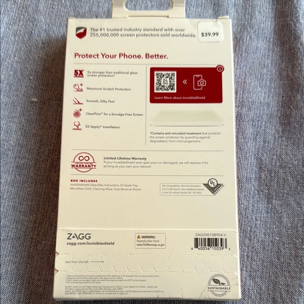 InvisibleShield Glass Elite Screen Protector for iPhone 6.1